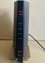 ジャンク現状品 通電のみ BUFFALO バッファロー WSR-6000AX8-MB 無線LANルーター★AB937_画像2