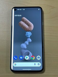 現状品 Google Pixel 5 128GB softbank SIMフリー [Sorta Sage] スマホ本体 ※左に線 Z3