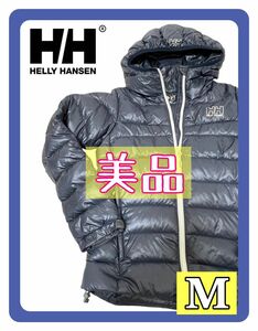 ヘリーハンセン レディース Ｍサイズ ライトダウンジャンパー ゴールドウイン THE NORTH FACE ネイビー