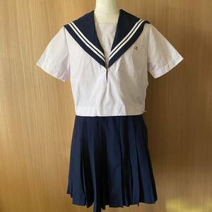 【コスプレ衣装】　SE123　尾北高等学校　夏セーラー服スカートセット　学制服　女子　JK JC 