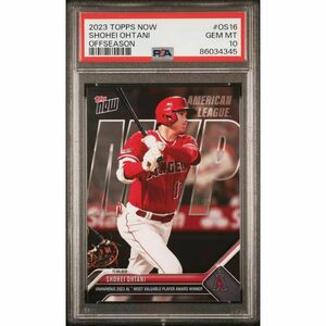 PSA10 大谷翔平 MVP記念 Topps Now OS16