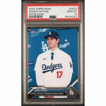 2枚セット PSA10 連番　大谷翔平 Topps Now ドジャース OS23_画像3