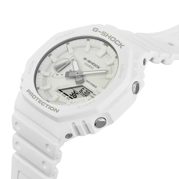 送料無料 特価 新品★カシオ G-SHOCK GA-2100-7A7JF ホワイト 薄型 針 デジタル 20気圧防水 耐衝撃 メンズ レディース 腕時計