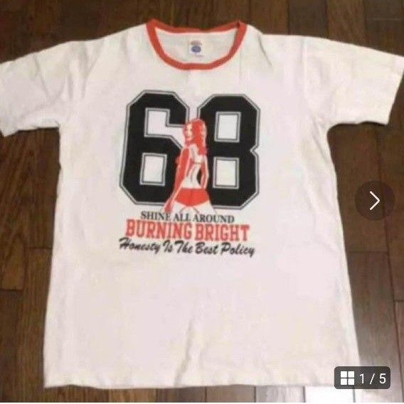 メンズ リンガーTシャツ Lサイズ