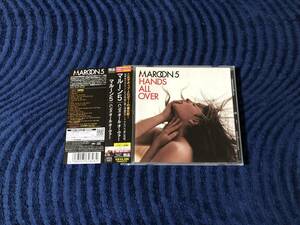 国内盤 帯付 サードアルバム 19曲 マルーン5 Maroon 5 ハンズ・オール・オーヴァー Hands All Over ミザリー