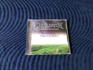 国内盤 Limited Edition MEGADETH HIDDEN TREASURES リミテッド・エディションメガデス ヒドゥン・トレジャーズ