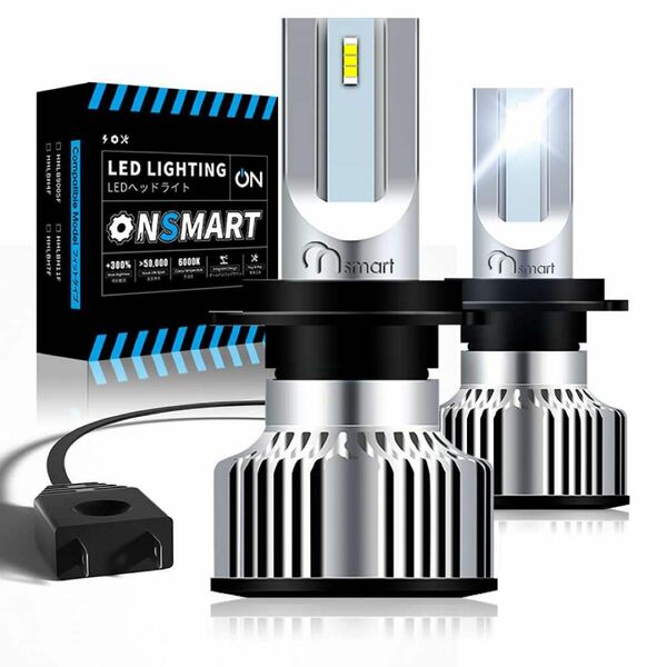 Onsmart H7 LEDヘッドライト LEDバルブ LEDランプ車用 2個入