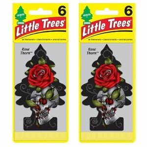 LittleTree リトルツリーエアフレッシュナーRose Thorn ローズ・ソーン 6枚パック×2パック