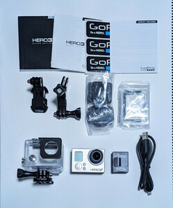 GoPro Hero3+ Silver Edition (MicroSD付き) 中古完品 完動品