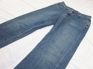  free shipping!! EDWIN Edwin 50304 503Z 503 processing woshu strut Denim jeans 34 indigo W approximately 83CM made in Japan 