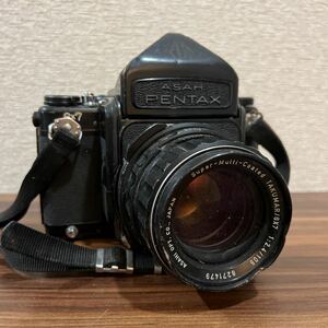 ペンタックス PENTAX 6X7 ASAHI アサヒ Super-Multi-Coated TAKUMAR/6×7 1：2.4/105 中判カメラ 動作未確認 