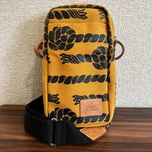 vivinne westwood ショルダーバッグ イエロー ロープ柄 中古 