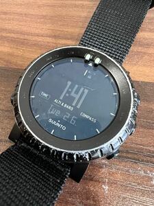 1円〜SUUNTO/スント　CORE/コア　オールブラック　アウトドア　登山　風防傷あり