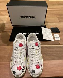 Dsquared DSQUARED ディースクエアード 42 スニーカー デッキシューズ 靴 シューズ DS2 ホワイトスニーカー マルチカラー メンズ 正規品 