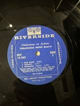 【USオリジナル】THELONIOUS MONK Quartet ■ Thelonious in Action:/ RIVERSIDE RLP 12-262 /ジャズ【送料無料】 _画像3