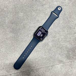 【美品】Apple Watch Series 7 GPSモデル 45mm WR-50M アップルウォッチ ネイビー バッテリー99％ 初期化済 動作確認済【中古】