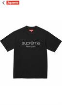 Supreme Classic Logo S/S Top Black Medium シュプリーム クラシック　Tシャツ　Mサイズ　黒 ②_画像2