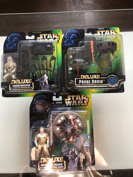 スターウォーズ デラックスフィギュア 3体