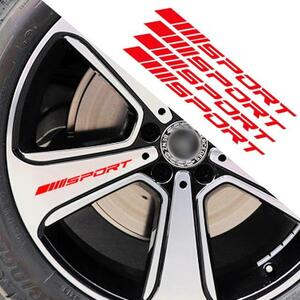 PFM колесо стикер SPORT[ красный красный ] колесо. акцент . спорт наклейка-логотип прикленить только рейсинг чувство выше колесо спица .