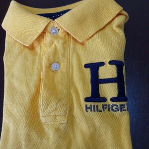 TOMMY HILFIGER　トミーヒルフィガー　3T　ポロシャツ95 100 イエロー　キッズ　90　黄色　目立つオシャレ　男女可能　男の子　女の子