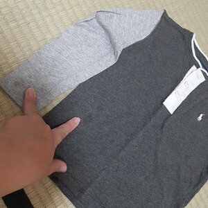 RALPH LAUREN Polo Ralph Lauren 3T 95 100 Kids gray long tea long sleeve T shirt man woman possibility man girl 