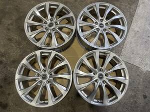 （123AN）【18×7.5J 114.3 5H +53】BALMINUM 中古アルミホイール 4本セット