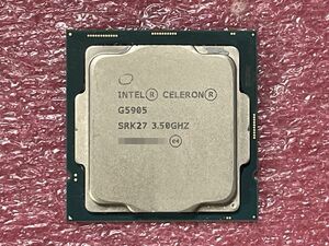 #1335 Intel Celeron G5905 SRK27 (3.50GHz/ 4MB/ LGA1200) 保証付