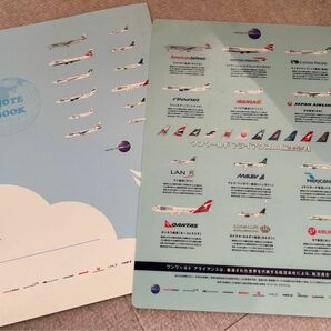 日本航空　京浜急行　ノート　下敷き　京急　JAL 電車　飛行機　航空　空港　地下鉄　メモ　ワンワールド　oneworld