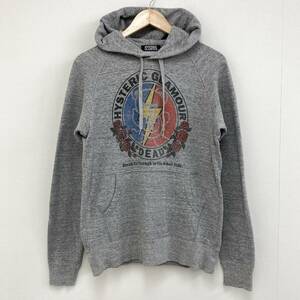 HYSTERIC GLAMOUR × GREATFUL DEADfak Bear sweat Parker ... gray men's Hysteric Glamour rose archive 4020117