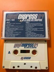 DJ DASK mixtape "VINYL EXPRESS 4" カセットテープ