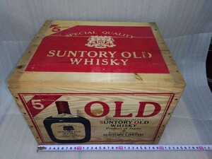 【未開封品】木箱 SUNTORY OLD WHISKY 760ml 5本入 43% サントリー ウイスキー オールド ダルマ 八王子引き取りOK24293