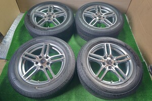 中古タイヤホイール BRIDGESTON REGNO GR-XⅡ 235/55R17 SPORTS TECHNIC スポーツテクニック 17×7.5J +34 BMW等 A323