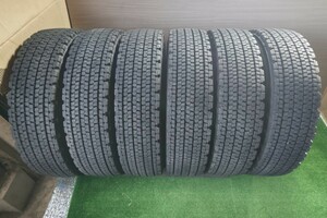 中古タイヤ BRIDGESTON W900 225/80R17.5 123/122L スタッドレス ６本セット ４トントラック 等 A324