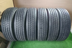 中古タイヤ DUNLOP SP350 225/70R19.5 130/128j バリ溝 トラック A328