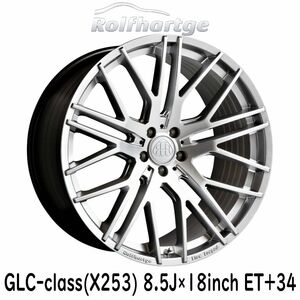 Rolfhartge X10 EVO ホイール 4本セット X253 BENZ GLCクラス 18インチ 8.5J 1台分 ハイパーシルバー ロルフハルトゲ ベンツ