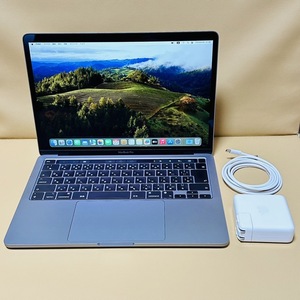 Apple Macbook Pro 13 2020 スペースグレー Apple M1 8コア/ 8コア GPU/メモリ16 GB/ストレージ 1TB SSD/Sonoma #544