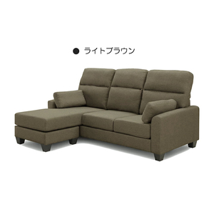  кушетка диван 3P диван свободный табурет локти имеется подушка ткань "дышит" всесезонный 3 местный . диван светло-коричневый 