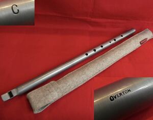 OVERTON ローホイッスル C菅 アイリッシュフルート 検)ティンホイッスル アイリッシュリコーダー low whistle ケース付