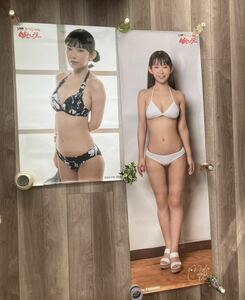 正規品 新品未使用品 長澤茉里奈 まりちゅう 等身大ポスター アサ芸シークレット アサヒ芸能 姉セーラー 2枚セット 180×60 B1