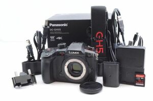 ★Panasonic パナソニック GH5S ボディ ブラック DC-GH5S-Kシャッター数3200回★元箱付き#H0042401144A