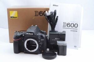 ★Nikon ニコン D600 ボディ★元箱付き#H0042402054A