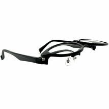 新品 跳ね上げ式メガネ 3001-1 ボスリントン 型 黒ぶち フレーム 眼鏡 跳ね上げメガネ 軽量 メンズ レディース ユニセックス_画像1