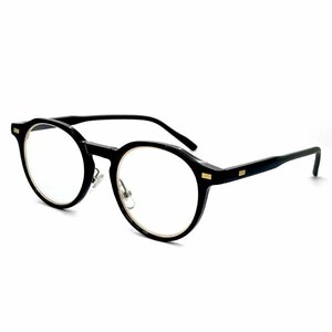 新品 伊達メガネ py6552-1 クラウンパント型 フレーム uvカット 紫外線対策 メンズ レディース ユニセックスモデル ダテ眼鏡 おしゃれ
