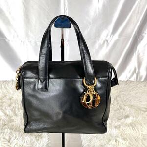 Dior Dior Vintage Logo charm leather handbag 