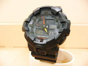 1円～ CASIO カシオ G-SHOCK Gショック GA-700BMC-1A 腕時計 Black × Neon ♪ 20気圧防水 ワールドタイム　動作良好