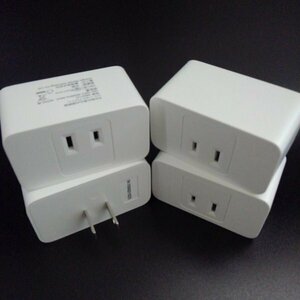 meross Smart Wi-Fi Plug Mini スマートプラグ MSS110JP 4個セット MAX15A IEEE 802.11 b/g/n 2.4GHz【PSEマークあり】18 00048