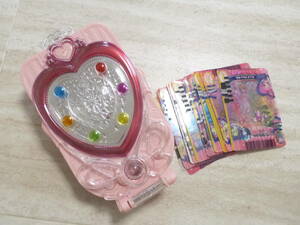 超美品　ハピネスチャージプリキュア ハピネス変身プリチェンミラー 日本おもちゃ大賞　複数カードセット