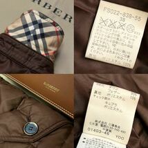 B17【ボリュームダウン】参考価格14万●超美品BURBERRY LONDON●トレンチダウンジャケットコート　バーバリーコート　レディース 38_画像10