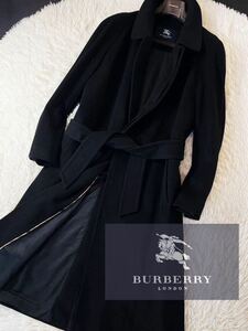 a41【極上カシミヤ100%】定価45万 超美品●BURBERRY LONDON●圧倒的存在感!!●高級トレンチコート●メンズ　バーバリーコート52 XL