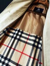 XM1【カシミヤ極上手触り感】超美品定価22万●BURBERRY LONDON●スタイリッシュ抜群●ステンカラーコート●メンズ　バーバリーコート　175_画像7